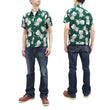 Load image into Gallery viewer, Duke Kahanamoku Hawaiian Shirt Men's Duke's Pineapple Short Sleeve Rayon Aloha Shirt DK36201 146 Green