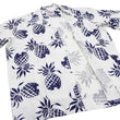 Load image into Gallery viewer, Duke Kahanamoku Hawaiian Shirt Men's Duke's Pineapple Short Sleeve Rayon Aloha Shirt DK36201 105 Off-White