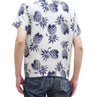 Load image into Gallery viewer, Duke Kahanamoku Hawaiian Shirt Men's Duke's Pineapple Short Sleeve Rayon Aloha Shirt DK36201 105 Off-White