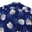 Load image into Gallery viewer, Duke Kahanamoku Cotton Hawaiian Shirt Men's 1950s Duke's Pineapple Print Reproduction Short-Sleeve Indigo Aloha Shirt DK39045 128 Navy-Blue