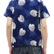Load image into Gallery viewer, Duke Kahanamoku Cotton Hawaiian Shirt Men's 1950s Duke's Pineapple Print Reproduction Short-Sleeve Indigo Aloha Shirt DK39045 128 Navy-Blue