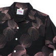 Load image into Gallery viewer, Duke Kahanamoku Hawaiian Shirt Men's 1950s Duke's Shell Reproduction Short-Sleeve Aloha Shirt DK39450 119 Black