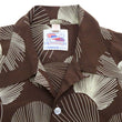 Load image into Gallery viewer, Duke Kahanamoku Hawaiian Shirt Men's 1950s Duke's Shell Reproduction Short-Sleeve Aloha Shirt DK39450 138 Brown