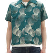 Load image into Gallery viewer, Duke Kahanamoku Hawaiian Shirt Men's 1950s Duke's Shell Reproduction Short-Sleeve Aloha Shirt DK39450 145 Green