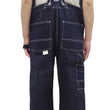 Load image into Gallery viewer, HEADLIGHT Overalls Men's Casual Unlined 11 Oz. Denim Low-back Bib Overalls with X-back Suspender Straps Toyo Enterprises HD42554 421A One-Wash