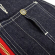Load image into Gallery viewer, HEADLIGHT Overalls Men's Casual Unlined 11 Oz. Denim Low-back Bib Overalls with X-back Suspender Straps Toyo Enterprises HD42554 421A One-Wash