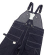 Load image into Gallery viewer, HEADLIGHT Overalls Men's Casual Unlined 11 Oz. Denim Low-back Bib Overalls with X-back Suspender Straps Toyo Enterprises HD42554 421A One-Wash