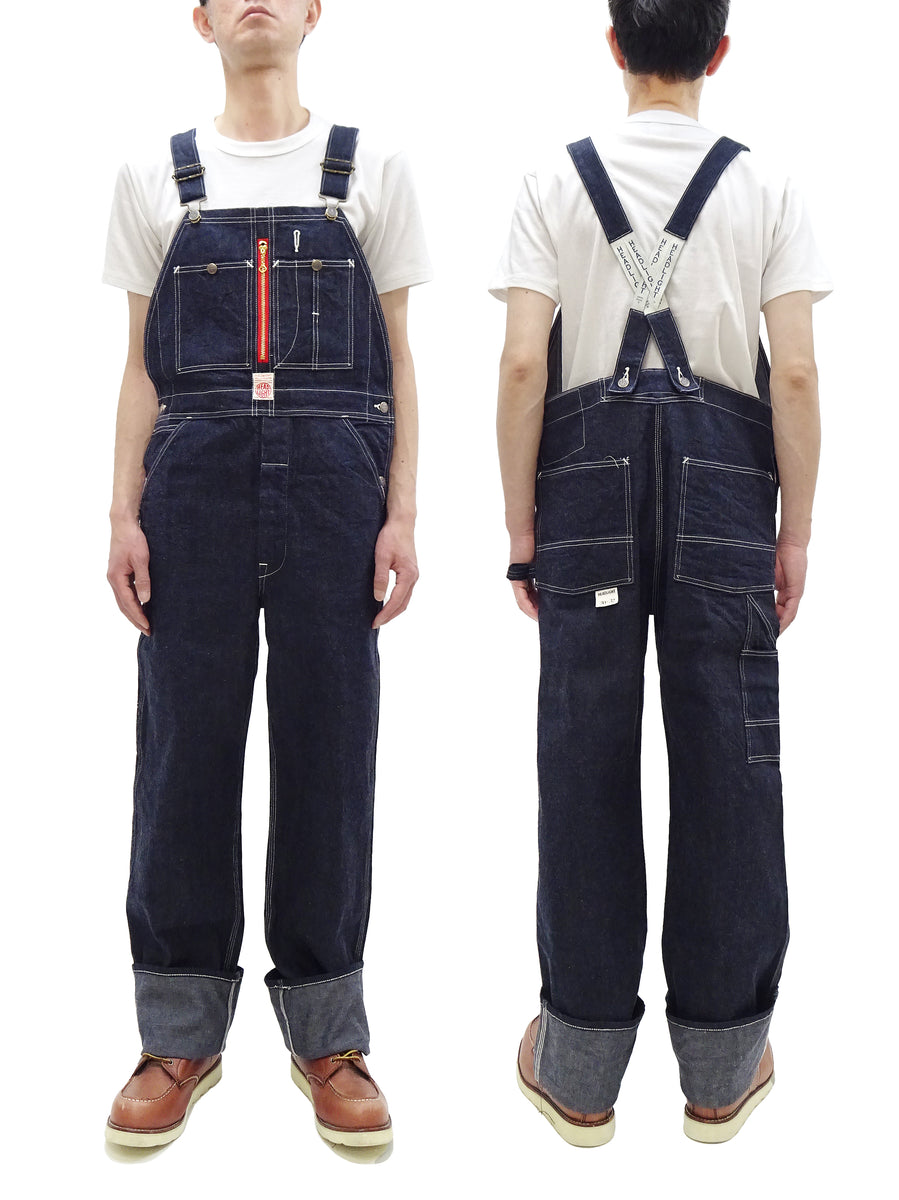 HEADLIGHT Overalls Men's Casual Unlined 11 Oz. Denim Low