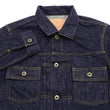 Load image into Gallery viewer, Japan Blue Jeans Denim Jacket Men's Modern-Fit Type 2 Style 12.5oz. Deep Indigo Soft Selvedge Denim Jean Jacket JBGJ1001 One-Wash
