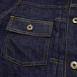 Load image into Gallery viewer, Japan Blue Jeans Denim Jacket Men's Modern-Fit Type 2 Style 12.5oz. Deep Indigo Soft Selvedge Denim Jean Jacket JBGJ1001 One-Wash