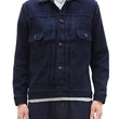 Load image into Gallery viewer, Japan Blue Jeans Sashiko Jacket JBGJ1005 Men's Casual Type 2 Style 11oz Japanese Sashiko Indigo Jacket