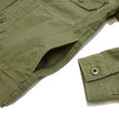 Load image into Gallery viewer, Japan Blue Jeans Jacket Men's Modern-Fit Type 2 Style Lightweight Sulphur-Dyed Back Satin Jacket JBGJ1020 Olive One-Wash