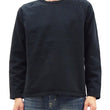 Load image into Gallery viewer, Japan Blue Jeans Long Sleeve French Terry T-Shirt Men's Casual Plain Crew-Neck Raglan-Sleeve Inlay Shirt JBKN1001 Black