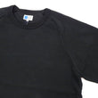 Load image into Gallery viewer, Japan Blue Jeans Long Sleeve French Terry T-Shirt Men's Casual Plain Crew-Neck Raglan-Sleeve Inlay Shirt JBKN1001 Black