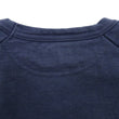 Load image into Gallery viewer, Japan Blue Jeans Long Sleeve French Terry T-Shirt Men's Casual Plain Crew-Neck Raglan-Sleeve Inlay Shirt JBKN1001 Navy-Blue