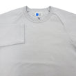 Load image into Gallery viewer, Japan Blue Jeans Long Sleeve French Terry T-Shirt Men's Casual Plain Crew-Neck Raglan-Sleeve Inlay Shirt JBKN1001 Light-Gray