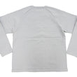 Load image into Gallery viewer, Japan Blue Jeans Long Sleeve French Terry T-Shirt Men's Casual Plain Crew-Neck Raglan-Sleeve Inlay Shirt JBKN1001 Light-Gray