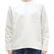 Load image into Gallery viewer, Japan Blue Jeans Long Sleeve French Terry T-Shirt Men's Casual Plain Crew-Neck Raglan-Sleeve Inlay Shirt JBKN1001 White