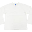 Load image into Gallery viewer, Japan Blue Jeans Long Sleeve French Terry T-Shirt Men's Casual Plain Crew-Neck Raglan-Sleeve Inlay Shirt JBKN1001 White