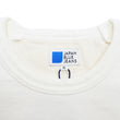 Load image into Gallery viewer, Japan Blue Jeans Long Sleeve French Terry T-Shirt Men's Casual Plain Crew-Neck Raglan-Sleeve Inlay Shirt JBKN1001 White