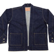 Load image into Gallery viewer, Japan Blue Jeans Denim Jacket Men's Casual Japanese Kimono-Style Haori Lightweight Outerwear JBOT1319 Indigo