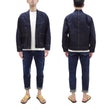 Load image into Gallery viewer, Japan Blue Jeans Denim Jacket Men's Casual Japanese Kimono-Style Haori Lightweight Outerwear JBOT1319 Indigo