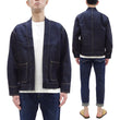 Load image into Gallery viewer, Japan Blue Jeans Denim Jacket Men's Casual Japanese Kimono-Style Haori Lightweight Outerwear JBOT1319 Indigo
