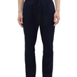 Load image into Gallery viewer, Japan Blue Jeans Sashiko Pants Men's Casual Relaxed Tapered Ankle Pants with Drawstring Waistt JBPT1004 Indigo-Color