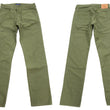 Load image into Gallery viewer, Japan Blue Jeans Men's Casual Pants Sulfur-Dyed Back Satin Trousers Olive with Regular & Straight Leg, Zip-Fly JBPT1410 One-Wash