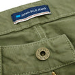 Load image into Gallery viewer, Japan Blue Jeans Men's Casual Pants Sulfur-Dyed Back Satin Trousers Olive with Regular & Straight Leg, Zip-Fly JBPT1410 One-Wash