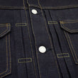Load image into Gallery viewer, Momotaro Jeans Denim Jacket #002 Men's 1953 Type 2 Style 14.7oz. Zimbabwean Cotton Deep Indigo Denim Jean Jacket MMGJ0002 Sanforized, Unwashed Finish