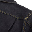 Load image into Gallery viewer, Momotaro Jeans Denim Jacket #002 Men's 1953 Type 2 Style 14.7oz. Zimbabwean Cotton Deep Indigo Denim Jean Jacket MMGJ0002 Sanforized, Unwashed Finish