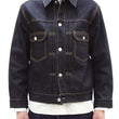 Load image into Gallery viewer, Momotaro Jeans Denim Jacket #002 Men's 1953 Type 2 Style 14.7oz. Zimbabwean Cotton Deep Indigo Denim Jean Jacket MMGJ0002 Sanforized, Unwashed Finish
