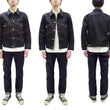 Load image into Gallery viewer, Momotaro Jeans Denim Jacket #002 Men's 1953 Type 2 Style 14.7oz. Zimbabwean Cotton Deep Indigo Denim Jean Jacket MMGJ0002 Sanforized, Unwashed Finish