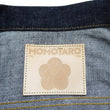 Load image into Gallery viewer, Momotaro Jeans Denim Jacket #002 with Double-Stripe Paint Men's 1953 Type 2 Style 15.7oz. Zimbabwean Cotton Deep Indigo Denim Jean Jacket MMGJ0102 One-Wash