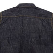 Load image into Gallery viewer, Momotaro Jeans Denim Jacket #002 with Double-Stripe Paint Men's 1953 Type 2 Style 15.7oz. Zimbabwean Cotton Deep Indigo Denim Jean Jacket MMGJ0102 One-Wash