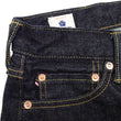 Load image into Gallery viewer, Momotaro Jeans #100 with Double-Stripe Paint Men's Loose Fit Classic Straight Button-Fly Jean Pants 14.7oz. Zimbabwean Cotton Deep Indigo Denim MMJB0101 One-Wash