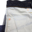 Load image into Gallery viewer, Momotaro Jeans #100 with Double-Stripe Paint Men's Loose Fit Classic Straight Button-Fly Jean Pants 14.7oz. Zimbabwean Cotton Deep Indigo Denim MMJB0101 One-Wash