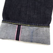 Load image into Gallery viewer, Momotaro Jeans #100 with Double-Stripe Paint Men's Loose Fit Classic Straight Button-Fly Jean Pants 14.7oz. Zimbabwean Cotton Deep Indigo Denim MMJB0101 One-Wash