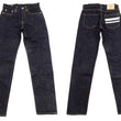 Load image into Gallery viewer, Momotaro Jeans #200 with Double-Stripe Paint Men's Regular Tapered Fit Zip-Fly Jean Pants 14.7oz. Zimbabwean Cotton Deep Indigo Denim MMJZ0201 One-Wash