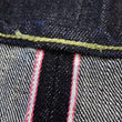 Load image into Gallery viewer, Momotaro Jeans #200 with Double-Stripe Paint Men's Regular Tapered Fit Zip-Fly Jean Pants 14.7oz. Zimbabwean Cotton Deep Indigo Denim MMJZ0201 One-Wash