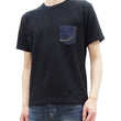 Load image into Gallery viewer, Momotaro Jeans Pocket T-shirt Men's Short Sleeve Tee Shirt with Decorative Stitched Denim Pocket MTS0020M31 Black