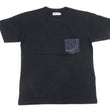 Load image into Gallery viewer, Momotaro Jeans Pocket T-shirt Men's Short Sleeve Tee Shirt with Decorative Stitched Denim Pocket MTS0020M31 Black