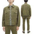 Load image into Gallery viewer, Momotaro Jeans Green Denim Jacket Men's Casual Type 2 Style 10.5oz Lightweight Jean Jacket MXGJ1003