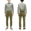 Load image into Gallery viewer, Momotaro Jeans Green Denim Jeans MXJE1207 Men's Casual Stylish Skinny Tapered Fit 10.5 oz. Lightweight Denim Pants One-Wash