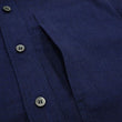 Load image into Gallery viewer, Momotaro Jeans Shirt Men's Plain Lightweight Cotton Dobby Long Sleeve Button Up Work Shirt MXLS1008 Indigo