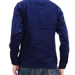 Load image into Gallery viewer, Momotaro Jeans Shirt Men's Plain Lightweight Cotton Dobby Long Sleeve Button Up Work Shirt MXLS1008 Indigo