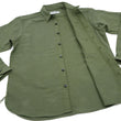 Load image into Gallery viewer, Momotaro Jeans Shirt Men's Plain Lightweight Cotton Dobby Long Sleeve Button Up Work Shirt MXLS1008 Olive