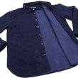 Load image into Gallery viewer, Momotaro Jeans Indigo Sashiko Shirt Men's Casual Japanese Style Long Sleeve Button Up Shirt MXLS1028