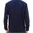 Load image into Gallery viewer, Momotaro Jeans Indigo Sashiko Shirt Men's Casual Japanese Style Long Sleeve Button Up Shirt MXLS1028